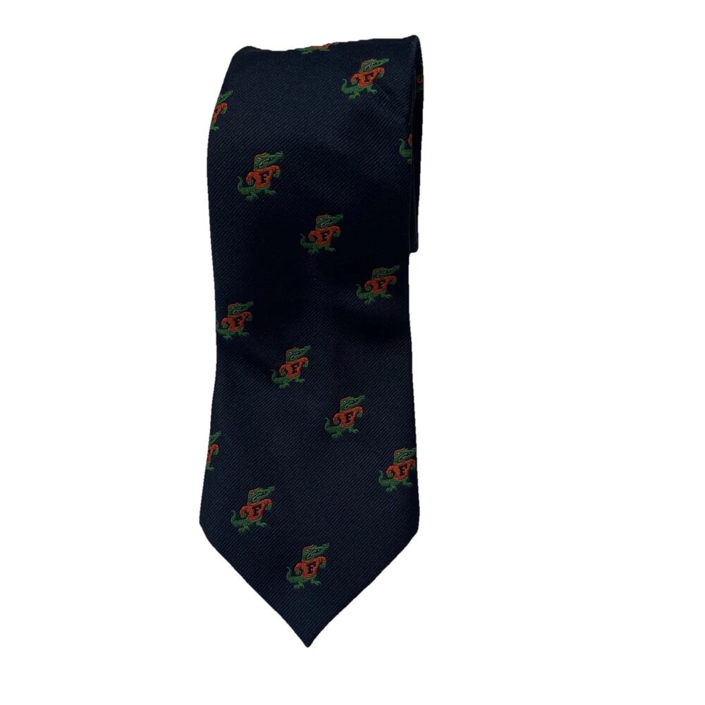 VTG 80's College Ties UF University of Florida Gators Albert Tie Football